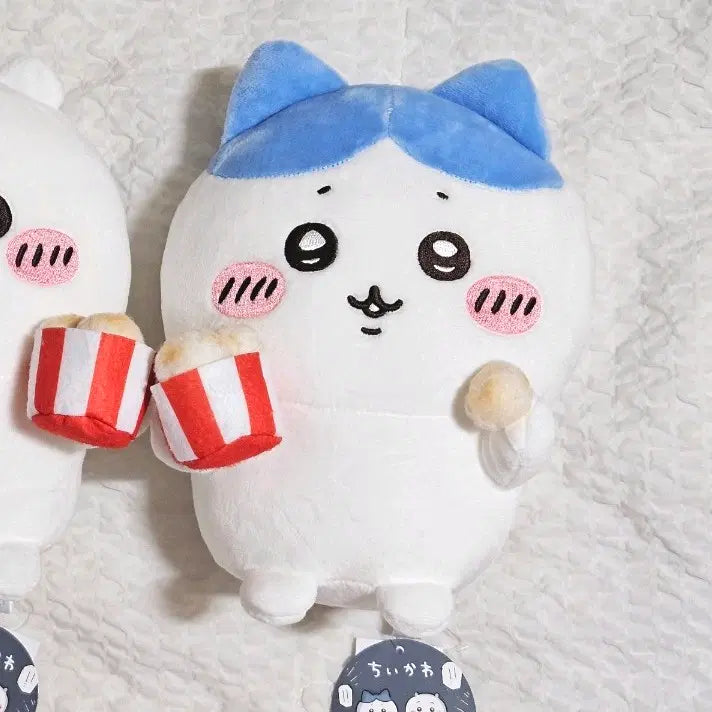 [BUNJANG] Hachiware Popcorn Plush (Medium) / 먼작귀 팝콘 인형 하치와레