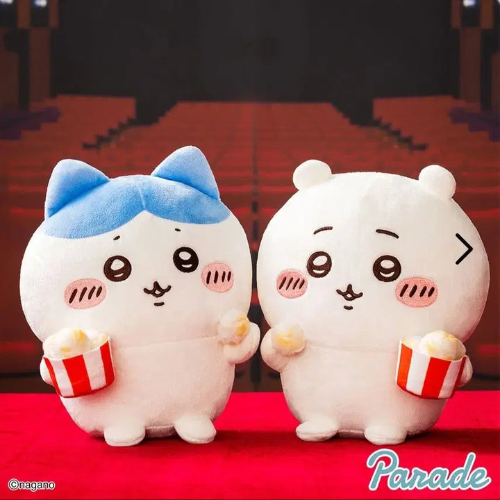 [BUNJANG] Hachiware Popcorn Plush (Medium) / 먼작귀 중형 인형 하치와레