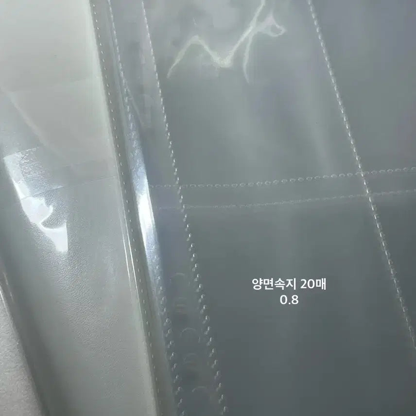 [BUNJANG] Macaron Binder with 20 Double-Sided Sleeves / 마카롱 바인더 + 양면속지 20장 / 바인더양면단면지퍼