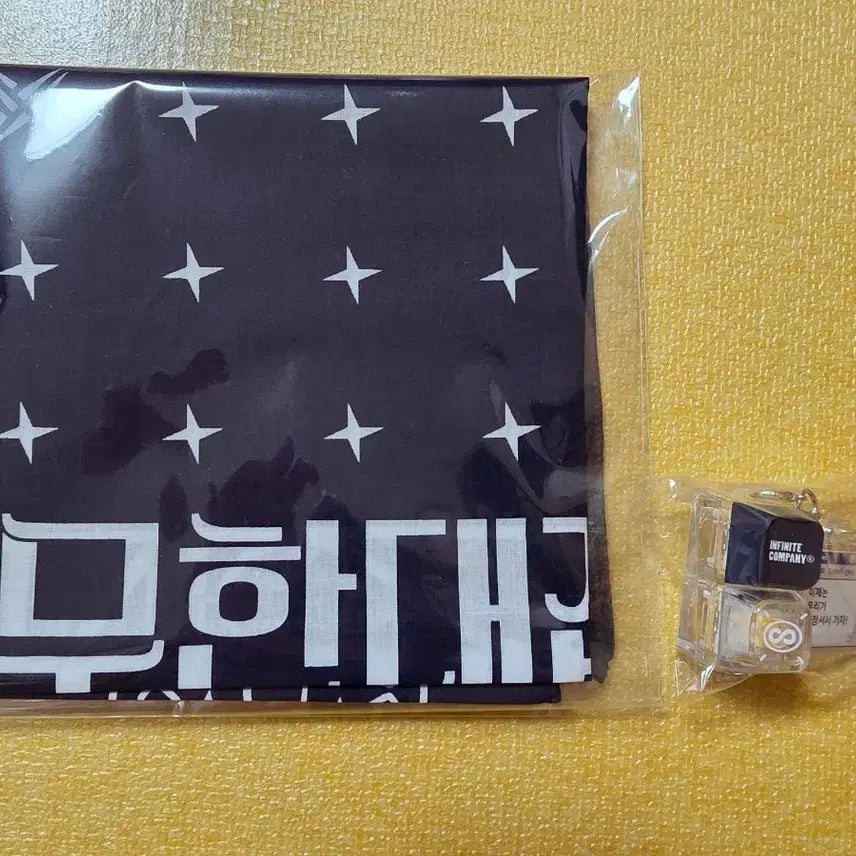 [BUNJANG] INFINITE Infinite Convention Bandana / Keycap / 인피니트 무한대집회 반다나 / 키캡