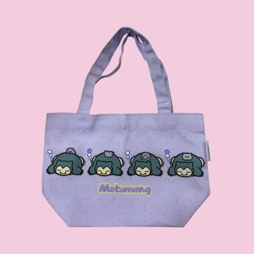 [BUNJANG] Colorgram Pokemon Collaboration Ditto Mini Eco Bag / 컬러그램 포켓몬 콜라보 메타몽 미니 에코백 미개봉 새상품