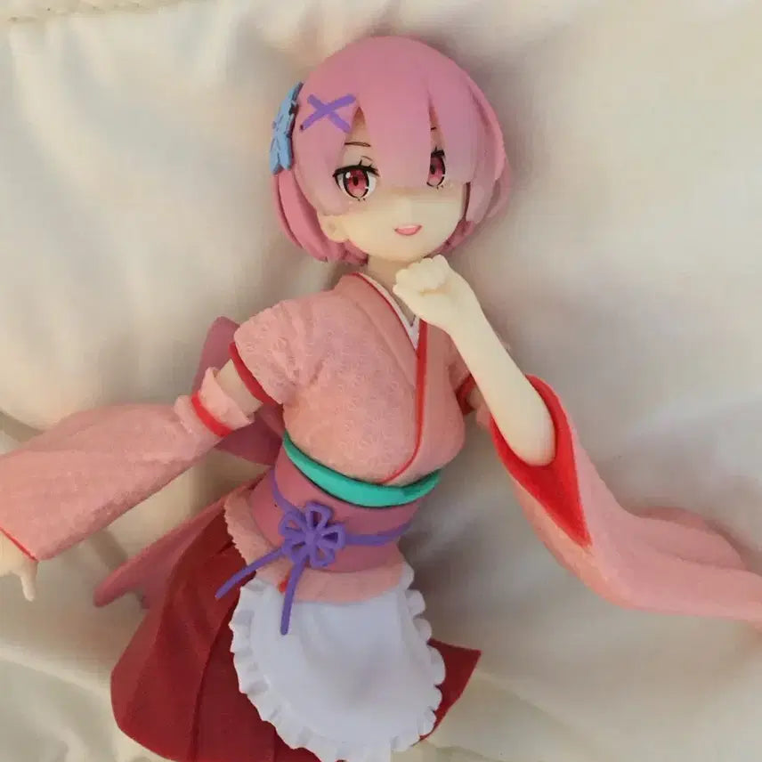 [BUNJANG] Re:Zero Ram Sakura Figure / 리제로 람 사쿠라 피규어