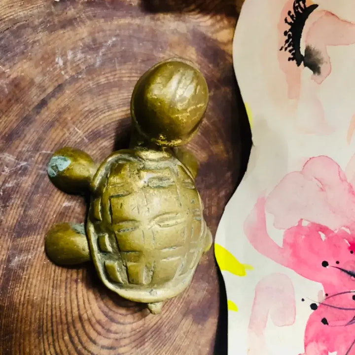 [BUNJANG] Cute Turtle Bronze Sculpture Interior Decor / 귀여운 거북이 브론즈 조형 인테리어 소품