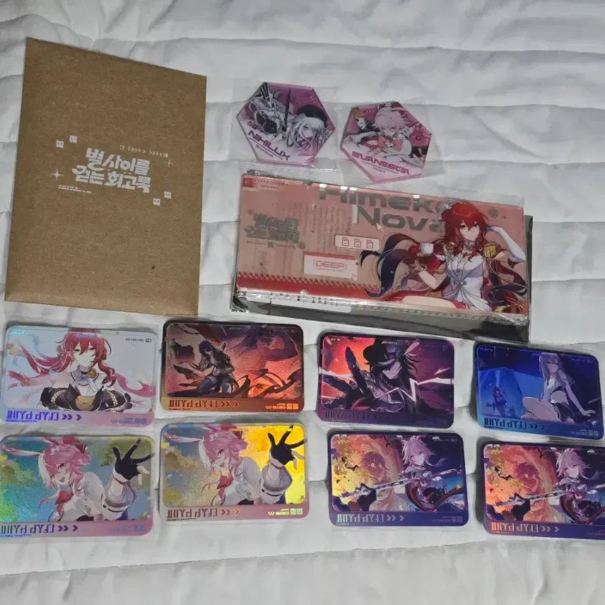 [BUNJANG] Honkai: Star Rail Exhibition Acrylic Magnet &amp; Lenticular Set Bundle / 일괄)붕괴 스타레일 붕스 전시회 나힐럭스 에바네시아 아크릴 마그넷 히메코 아크릴 티켓 렌티큘러 세트 포토카드