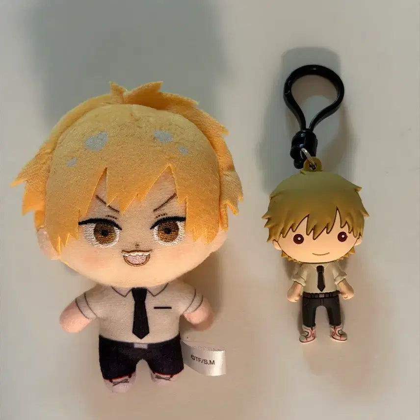 [BUNJANG] Chainsaw Man Denji Nui Gacha Rubber Strap Figure Keychain Bundle Set / 일괄)체인소맨 덴지 누이 가챠 러버 스트랩 피규어 키링