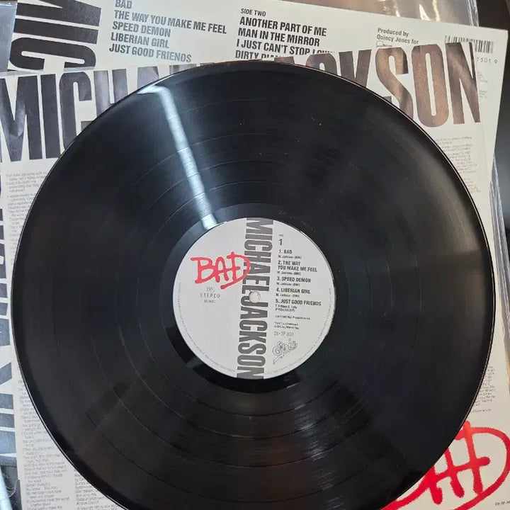 [BUNJANG] Michael Jackson BAD LP Vinyl Record / 마이클 잭슨 BAD LP