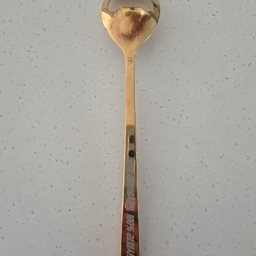 [BUNJANG] Gold Spoon with Case / 골드 스푸너 + 케이스