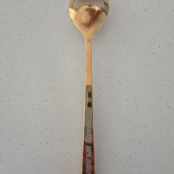 [BUNJANG] Gold Spoon with Case / 골드 스푸너 + 케이스