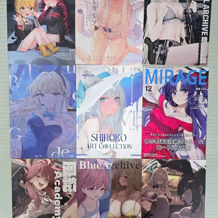 [BUNJANG] Blue Archive Artbook Collection / 블루아카이브 회지 모음 (4+1)
