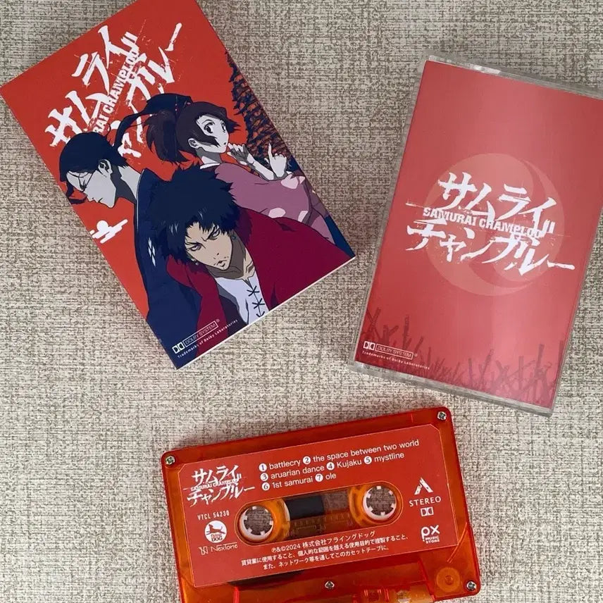 [BUNJANG] Samurai Champloo Animation Original Soundtrack Cassette Tape / 사무라이 참프루 애니메이션 오리지널 사운드트랙 카세트 테이프