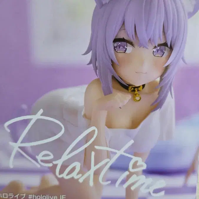 [BUNJANG] Hololive Nekomatay Okayu Relax Time Figure / 홀로라이브 네코마타 오카유 Relax time 피규어