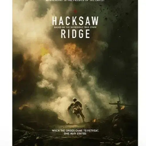 [BUNJANG] Hacksaw Ridge 4 Poster &amp; Badge Set / 핵소고지 포스터5종,뱃지 세트 판매