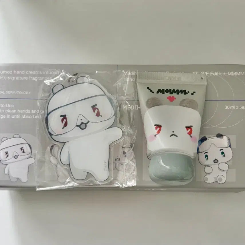 [BUNJANG] P.LAVE Eunho Mmemimu Mmemo Hand Cream &amp; Mirror Set / 플레이브 은호 므메미무 므모 핸드크림 거울