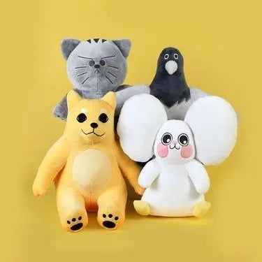 [BUNJANG] Beast Friends Character Dolls Bundle Set / 짐승친구들 인형 4개 일괄판매