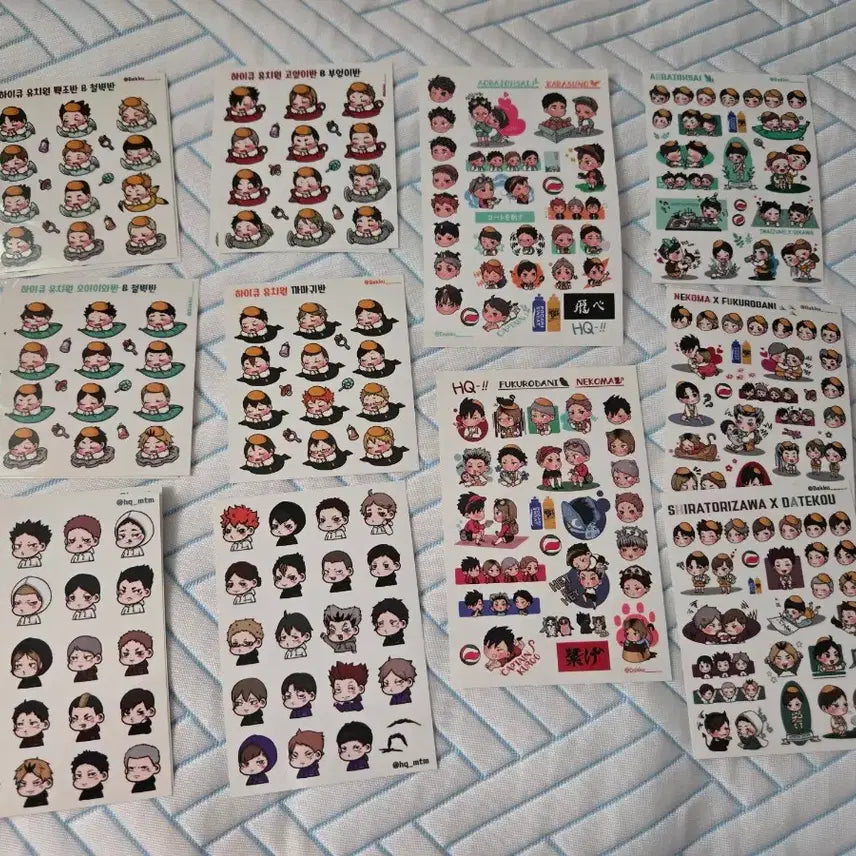 [BUNJANG] Haikyuu!! Sticker Bundle Set / 하이큐 스티커2