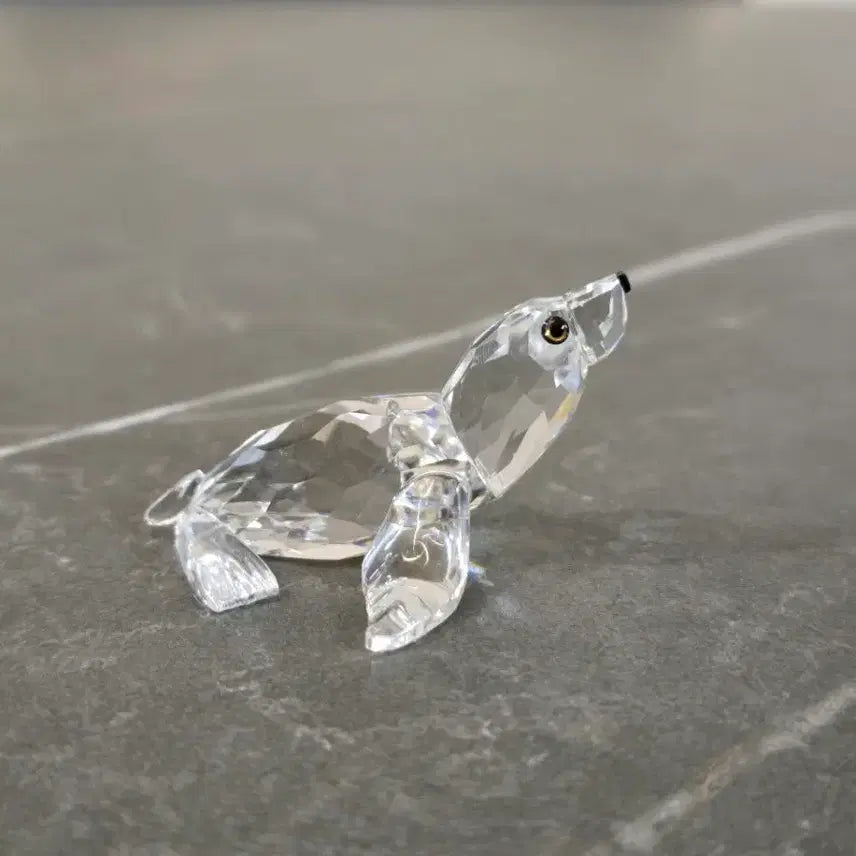 [BUNJANG] Swarovski Crystal Seal Figurine / 스와로브스키 Swarovski 크리스탈 물개 장식품