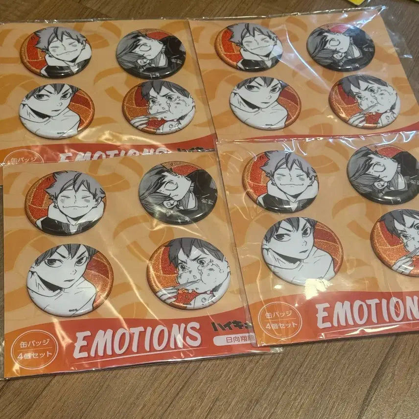 [BUNJANG] Haikyuu!! Hinata Shoyo Emotion Can Badge Bundle Set / 하이큐 히나타 이모션 캔뱃지 세트 일괄