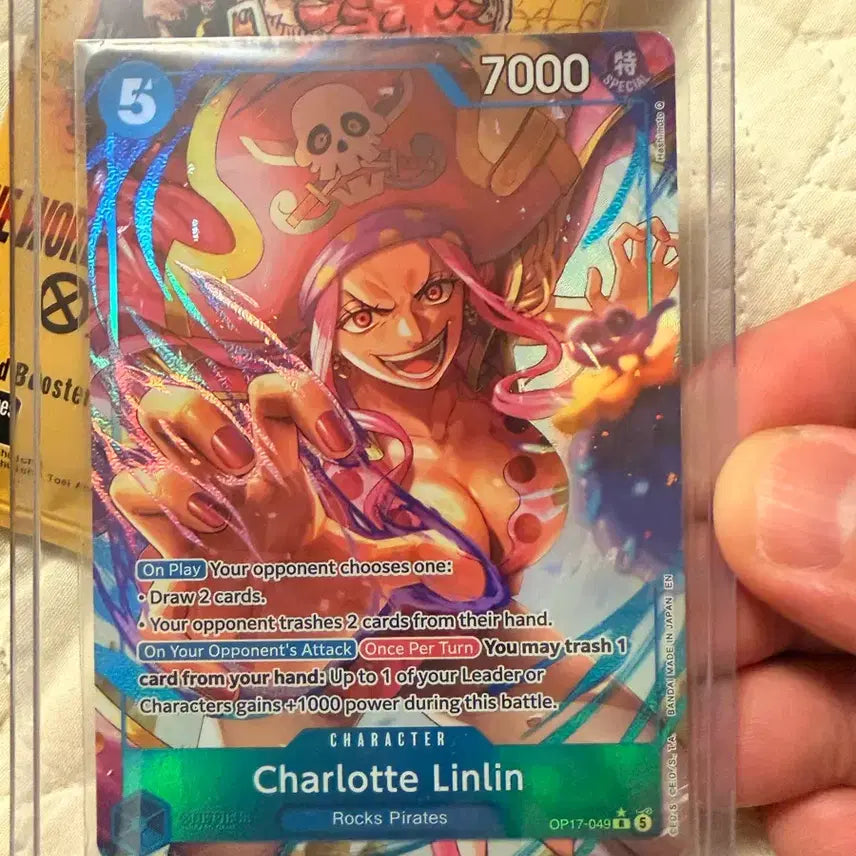 [BUNJANG] One Piece Card Game OP17-049 Charlotte Linlin R Parallel / [북미판] 원피스카드 op17-049 샬롯링링 R페레