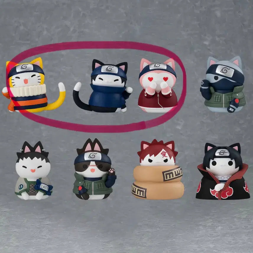 [BUNJANG] Megacat Nya-Ruto Naruto, Sasuke, Sakura Bundle Set / (일괄) 냐루토 메가캣 나루토, 사스케, 사쿠라