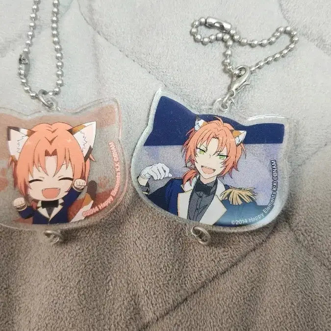 [BUNJANG] Ensemble Stars! Leo Tsukinaga Nanjatown Keychain Bundle Set / 앙스타 난쟈타운 냔쟈타운 츠키나가 레오 키링 일괄