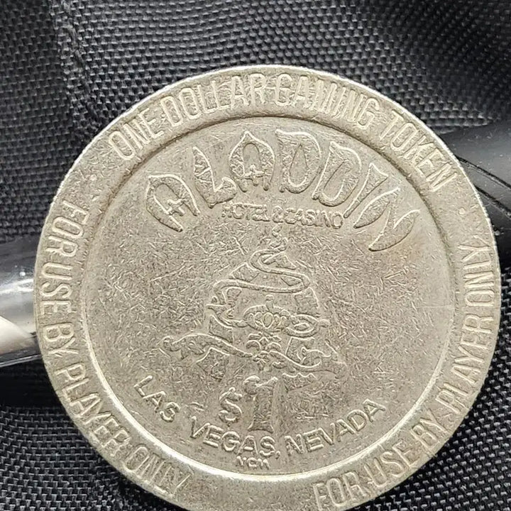[BUNJANG] 1987 Aladdin Hotel Las Vegas $1 Token / 역사자료, 1987년 라스베가스 알라딘 호텔  1달러 토큰