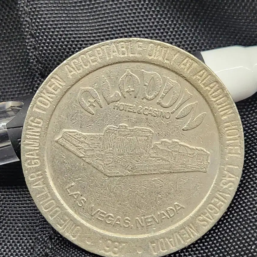 [BUNJANG] 1987 Aladdin Hotel Las Vegas $1 Token / 역사자료, 1987년 라스베가스 알라딘 호텔  1달러 토큰