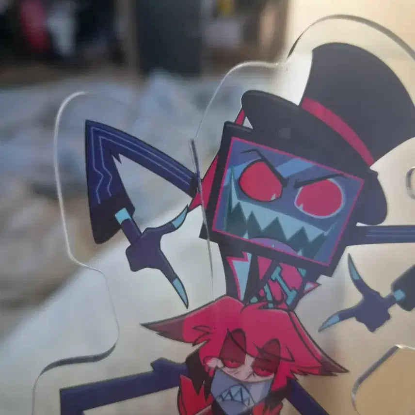 [BUNJANG] Hazbin Hotel Alastor &amp; Vox Acrylic Stand / 급전/판매)해즈빈호텔 복스 알래스터 아크릴스탠드