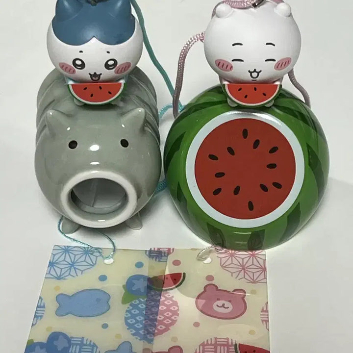 [BUNJANG] Chiikawa &amp; Hachware Fuurin Doll Mascot Bundle Set / [일괄] 치이카와 하치와레 쿠지 후우링 판매 인형 마스코트 제일복권 갸루 인어섬