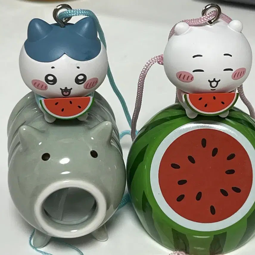 [BUNJANG] Chiikawa &amp; Hachware Fuurin Doll Mascot Bundle Set / [일괄] 치이카와 하치와레 쿠지 후우링 판매 인형 마스코트 제일복권 갸루 인어섬
