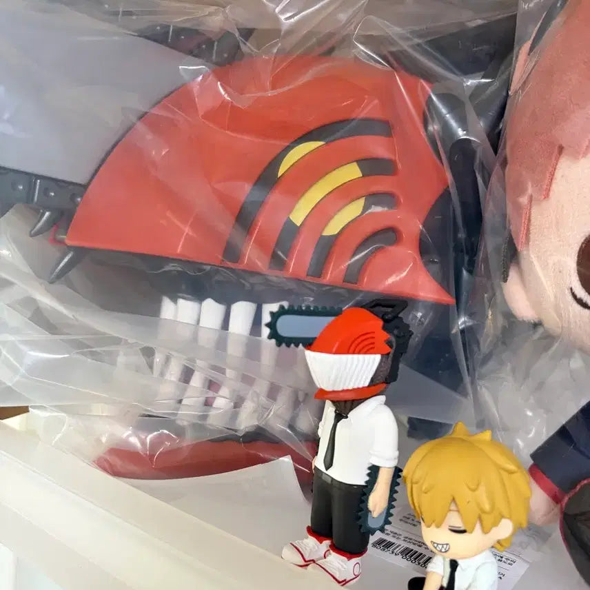 [BUNJANG] Chainsaw Man Denji Popcorn Bucket Figure Set / 체인소맨 팝콘통 지로리 피규어 덴지 꾸벅 어깨쿵 피규어 일괄판매