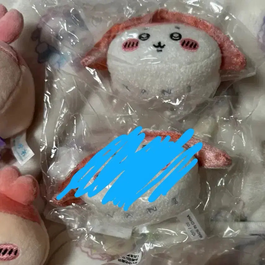 [BUNJANG] Chiikawa "Monzaku" Kani Doll Set / 치이카와 먼작귀 카니 인형 세트