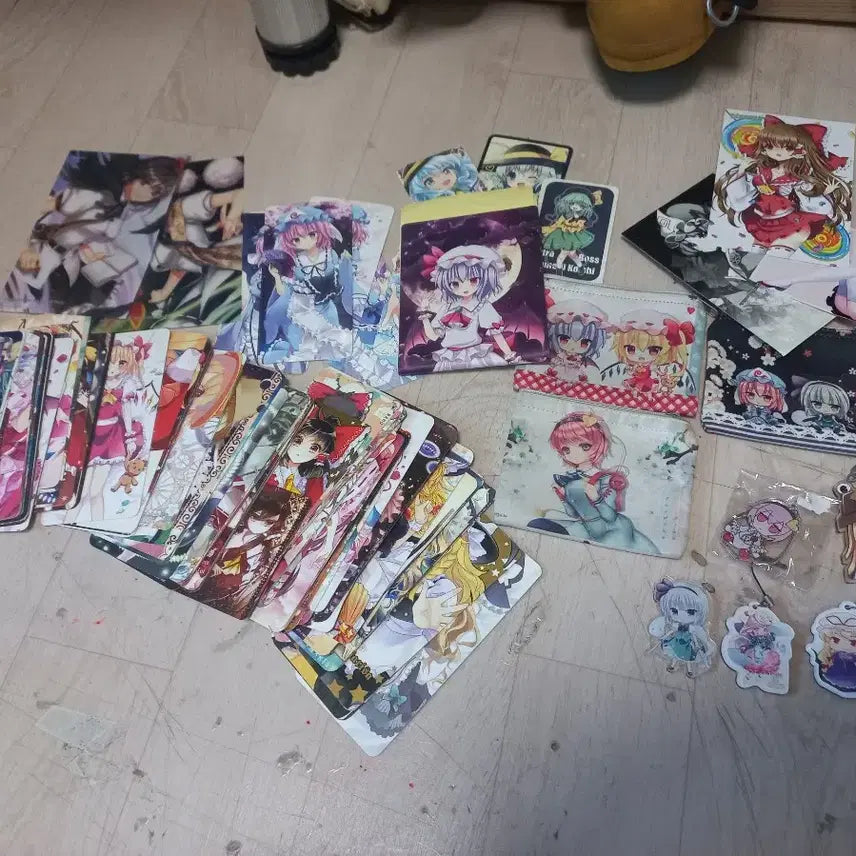 [BUNJANG] Touhou Project Card and Acrylic Keyring Bundle / 동방 프로젝트 카드 및 아크릴 키링 묶음 판매합니다