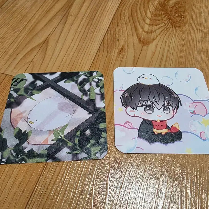 [BUNJANG] I Raised an E-ranker Han Yu-jin &amp; Bbiakyi Coaster Bundle Set / [내스급] 내가 키운 S급들 한유진, 삐약이 코스터