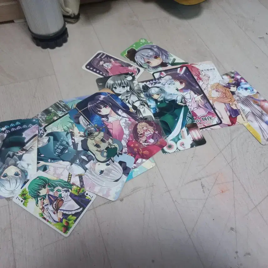 [BUNJANG] Touhou Project Cards, Keychains, and Badges Bundle Set / 동방 프로젝트 카드 및 키링 1EA 뱃지 1EA 일괄 판매합니다