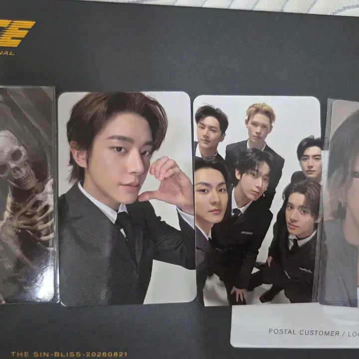 [BUNJANG] Enhypen ENGENE Ver. Jake Bundle Set + Weverse POB (2 Cards) / 엔하이픈 엔진반 단체 버전 제이크 세트 + 위버스 특전 2장 더 신 블리스 the sin bliss
