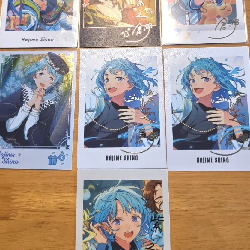 [BUNJANG] Shinohajime Illustration Photocard Set (7 Types, includes 9th &amp; 10th Anniversary) / 시노하지메 일러스트 포토카드 파샤 파샷츠 7종 (하지메 9주년, 10주년 포함)