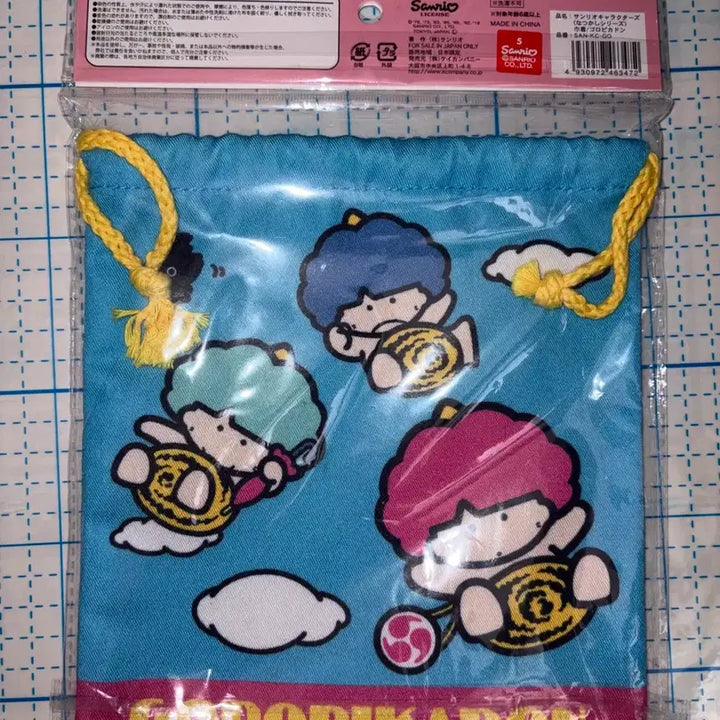 [BUNJANG] Goropikadon String Pouch (Unsealed) / 고전문구 고로피카돈 스트링 파우치 개봉품