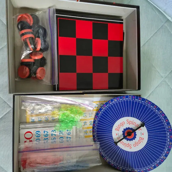 [BUNJANG] Checkers, Tic-Tac-Toe, Bingo Board Game / 체커스 틱택토 빙고 보드게임