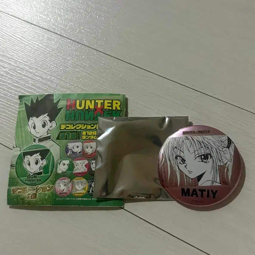 [BUNJANG] Hunter x Hunter Jump Shop Deco Collection Original Art Can Badge / 헌터X헌터 헌터헌터 마치 점프샵 디콜렉션 원화 캔뱃지 양도