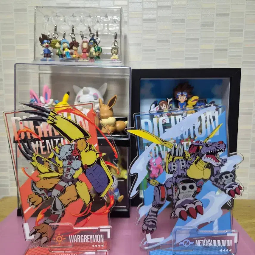 [BUNJANG] Digimon Final Evolution Acrylic Stand Set / 디지몬 아크릴 스탠드 8종 일괄 워그레이몬 메탈가루몬 엔젤우몬