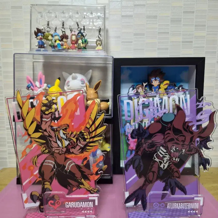 [BUNJANG] Digimon Final Evolution Acrylic Stand Set / 디지몬 아크릴 스탠드 8종 일괄 워그레이몬 메탈가루몬 엔젤우몬