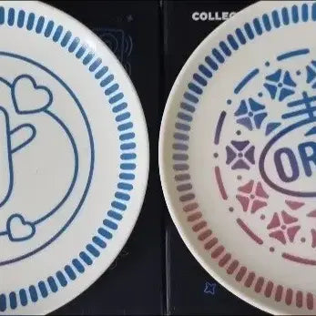 [BUNJANG] BTS x Oreo Collaboration Plate Set with Stickers / 오레오 bts 플레이트 + 스티커