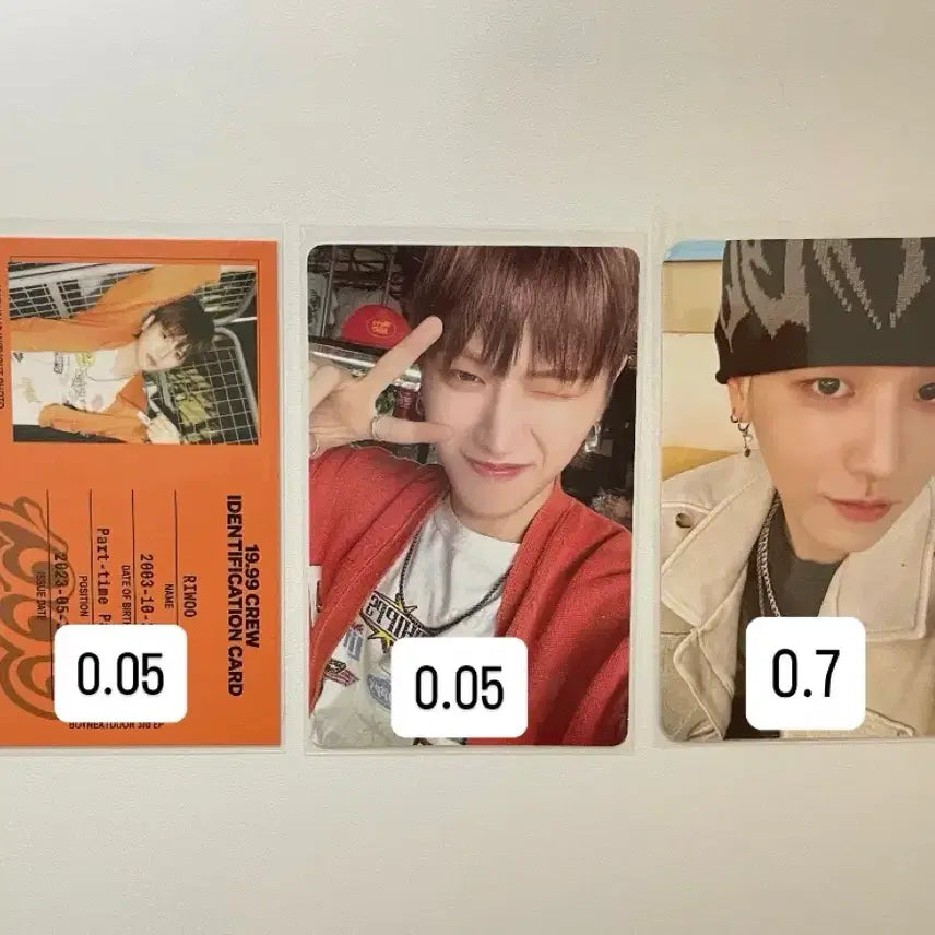 [BUNJANG] BOYNEXTDOOR Riwoo Photocard / 보이넥스트도어 보넥도 BOYNEXTDOOR 리우 포토카드 포카 판매