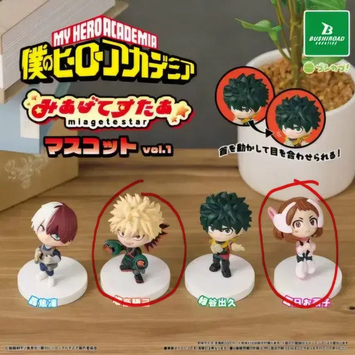 [BUNJANG] My Hero Academia Miagete Statue Bundle Set Bakugo Ochaco / 나히아 히로아카 미아게테스타 미개봉 현물 바쿠고 우라라카 일괄