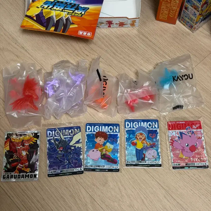 [BUNJANG] Digimon Rubber Figure Bundle Set / 카유 디지몬 고무 피규어 일괄판매
