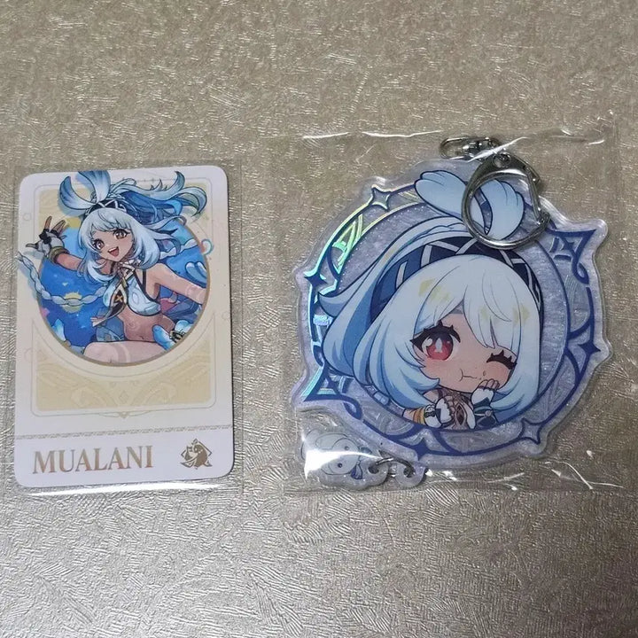 [BUNJANG] Genshin Impact Melani Acrylic Keychain, Bundle Set / 원신 말라니 아크릴 키링, 포토카드 일괄 판매