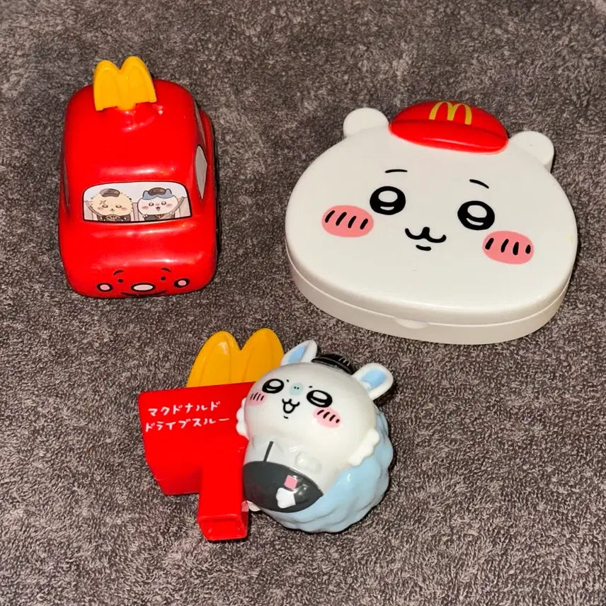 [BUNJANG] Chiikawa Hachiware Racoon Momonga Happy Meal Bundle Set / 치이카와 하치와레 랏코 모몽가 해피밀 일괄 판매