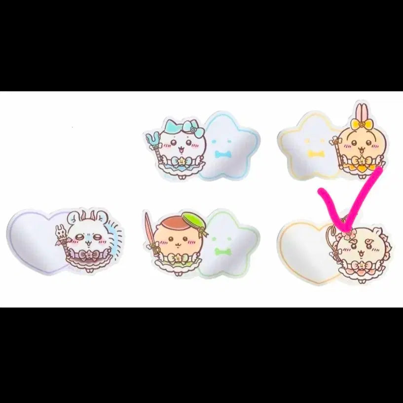 [BUNJANG] Magical Chiikawa Acrylic Mirror Sticker - Shisa / 매지컬치이카와 아크릴 거울 미러 스티커 - 시사