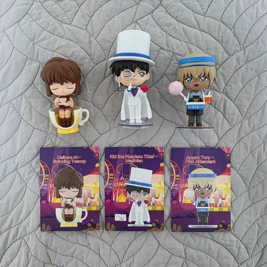 [BUNJANG] Detective Conan Popmart Figure 3 Types Set / 명탐정 코난 팝마트 피규어 3종 세트