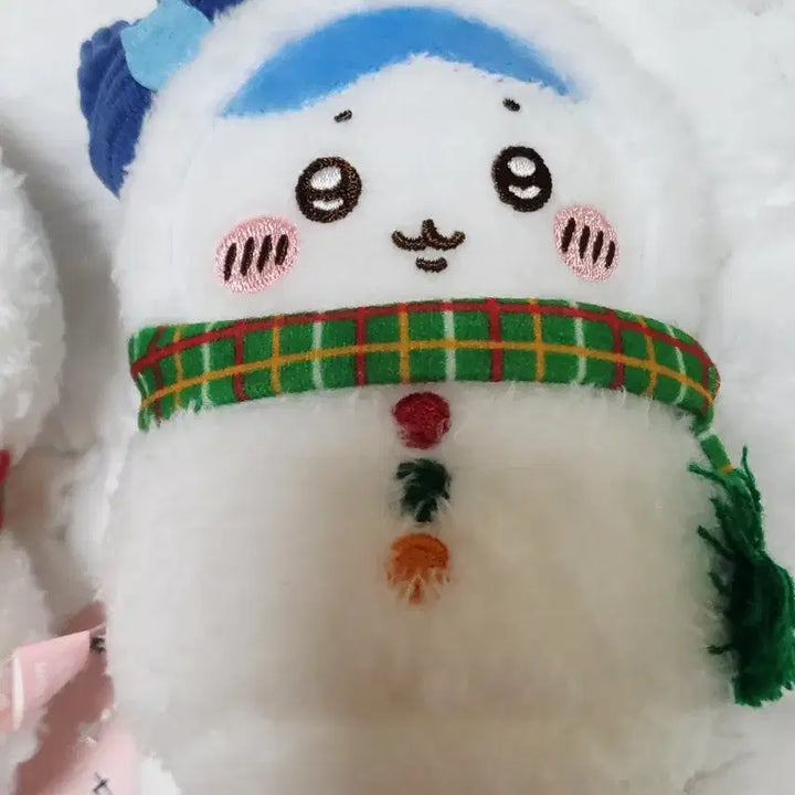 [BUNJANG] Chiikawa Snowman Mascot Bundle Set / 치이카와 눈사람 마스코트 일괄 쿠지 하치와레 우사기 카니
